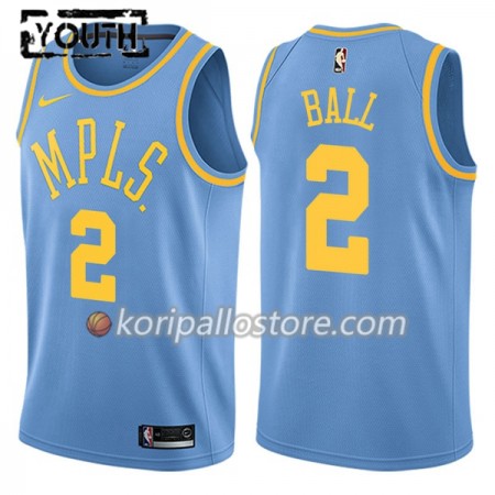 Los Angeles Lakers Lonzo Ball 2 Nike Hardwood Classics Lasten Pelipaidat Swingman